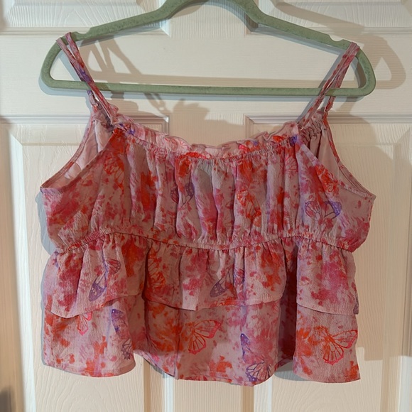 NWOT Wild Fable adjustable strap cropped tank top size XXL - Picture 2 of 10